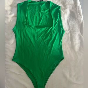 Green bodysuit